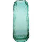 Vaso Decorativo Enfeite 28x12x12cm Vidro Verde
