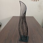 Vaso Decorativo Enfeite Casa Aramado Home&co Metal 55x17x17cm