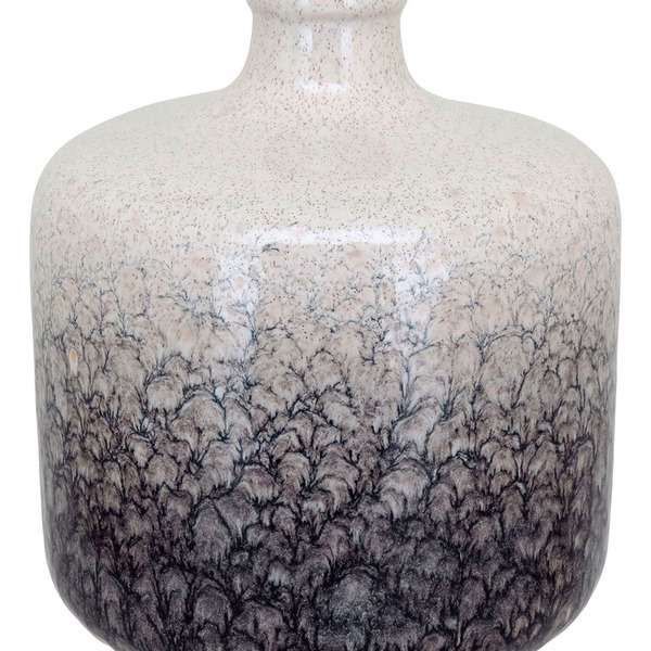 Vaso Decorativo Enfeite Casa Cerâmica 20x17x17cm Azul