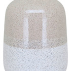 Vaso Decorativo Enfeite Casa Cerâmica 24x16x16cm Marfim