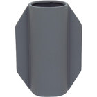 Vaso Decorativo Enfeite Casa Cerâmica 28x20x20cm Bege