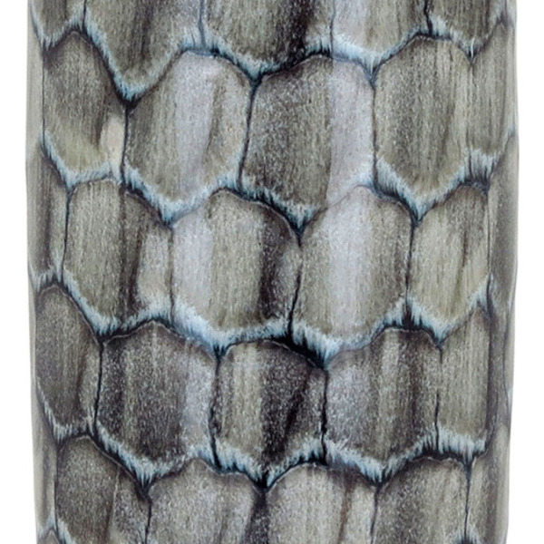 Vaso Decorativo Enfeite Casa Cerâmica 32x14x14cm Azul