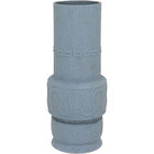 Vaso Decorativo Enfeite Casa Cerâmica 42x17x17cm Cinza