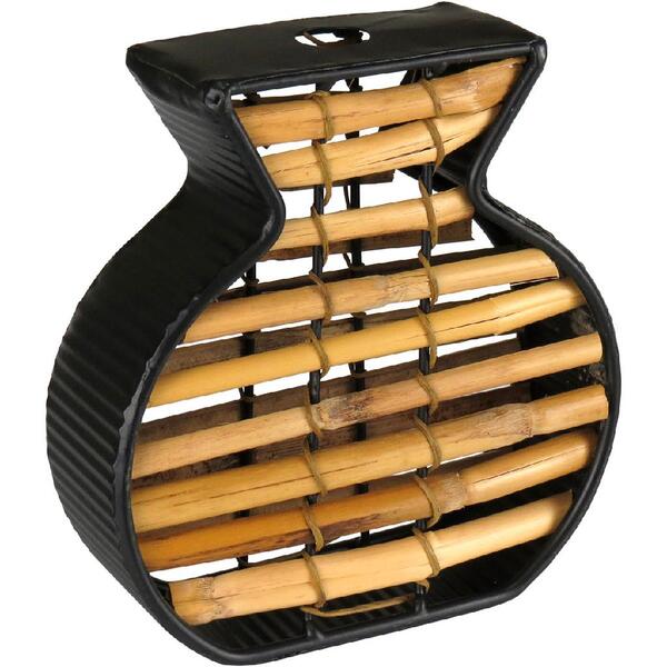 Vaso Decorativo Enfeite Casa Conceito Home&co Metal E Fibra 1