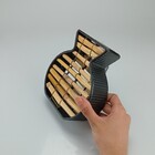 Vaso Decorativo Enfeite Casa Conceito Home&co Metal E Fibra 1