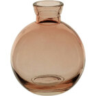 Vaso Decorativo Enfeite Casa Garrafa Home&co Vidro 9x7x7cm Ro