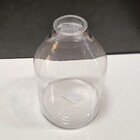 Vaso Decorativo Enfeite Casa Home&co Vidro 23x15x15cm Transpa