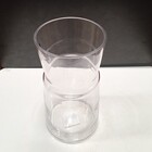 Vaso Decorativo Enfeite Casa Home&co Vidro 25x13x13cm Transpa