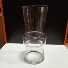 Vaso Decorativo Enfeite Casa Home&co Vidro 29x14x14cm Transpa