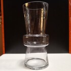 Vaso Decorativo Enfeite Casa Home&co Vidro 29x14x14cm Transpa