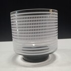 Vaso Decorativo Enfeite Casa Listras Home&co Vidro 10x10x10cm