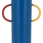 Vaso Decorativo Enfeite Casa Metal 15x11x11cm Azul