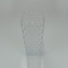 Vaso Decorativo Enfeite Casa Quadrado Home&co Vidro 24x10x10c