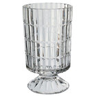 Vaso Decorativo Enfeite Casa Redondo Home&co Com Pé Vidro 10x