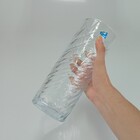 Vaso Decorativo Enfeite Casa Redondo Home&co Vidro 24x10x10cm