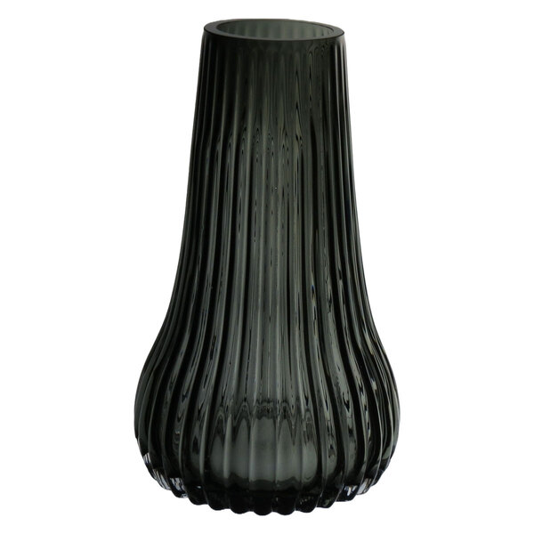 Vaso Decorativo Enfeite Casa Redondo Home&co Vidro 28x17x17cm