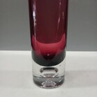 Vaso Decorativo Enfeite Casa Tubo Home&co Vidro 20x6x6cm Roxo