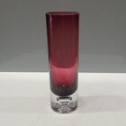 Vaso Decorativo Enfeite Casa Tubo Home&co Vidro 20x6x6cm Roxo