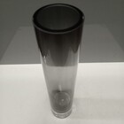 Vaso Decorativo Enfeite Casa Tubo Home&co Vidro 30x6x6cm Fume