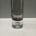 Vaso Decorativo Enfeite Casa Tubo Home&co Vidro 30x6x6cm Fume