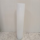 Vaso Decorativo Enfeite Casa Vidro 80x15x15cm Branco