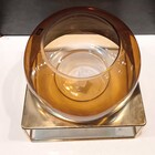 Vaso Decorativo Enfiete Casa Home&co Com Suporte Metal Vidro