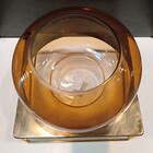 Vaso Decorativo Enfiete Casa Home&co Com Suporte Metal Vidro