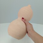 Vaso Decorativo Esferas Home&co Cerâmica 28x14x14cm Nude