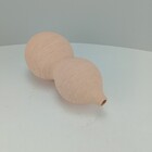 Vaso Decorativo Esferas Home&co Cerâmica 28x14x14cm Nude