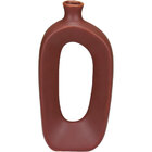 Vaso Decorativo Garrafa Home&co Cerâmica 23x11x5cm Chocolate