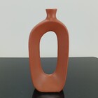 Vaso Decorativo Garrafa Home&co Cerâmica 23x11x5cm Chocolate