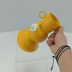 Vaso Decorativo Garrafa Home&co Metal 20x12x12cm Amarelo