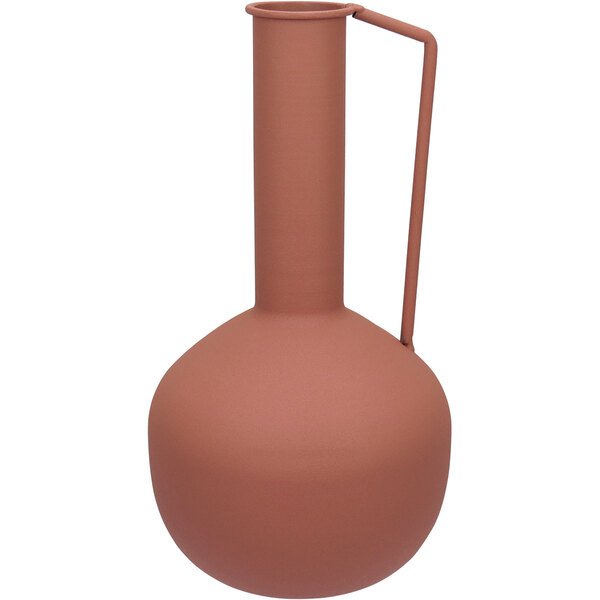 Vaso Decorativo Garrafa Home&co Metal 26x13x13cm Rosa