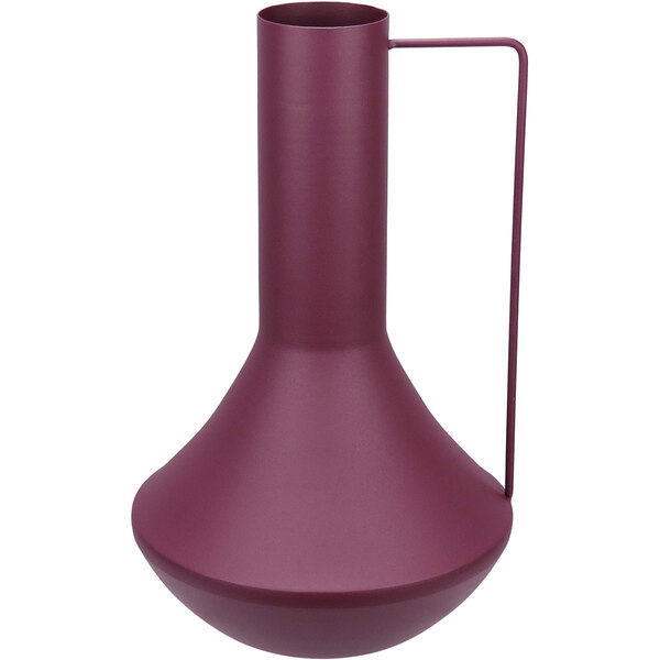 Vaso Decorativo Garrafa Home&co Metal 35x21x21cm Roxo