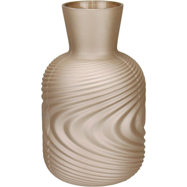 Vaso Decorativo Garrafa Home&co Vidro 25x14x14cm Dourado