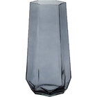 Vaso Decorativo Geométrico Home&co Vidro 28x10x10cm Fume