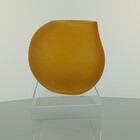 Vaso Decorativo Gota Home&co Vidro 17x10x20cm Âmbar