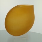 Vaso Decorativo Gota Home&co Vidro 29x12x30cm Âmbar