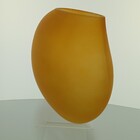 Vaso Decorativo Gota Home&co Vidro 29x12x30cm Âmbar