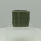 Vaso Decorativo Home&co Cerâmica 10x10x10cm Verde