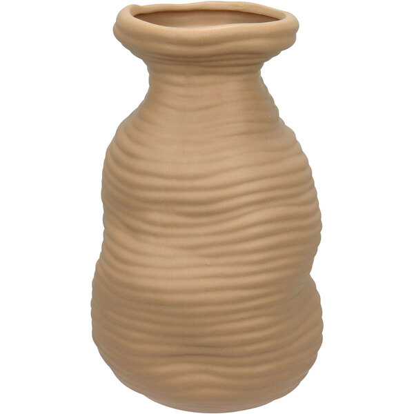 Vaso Decorativo Home&co Cerâmica 23x14x14cm Nude