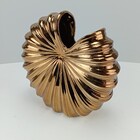 Vaso Decorativo Home&co Cerâmica 24x24x9cm Dourado