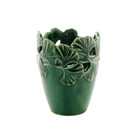 Vaso Decorativo Leaf Em Porcelana Wolff