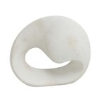 Vaso Decorativo Médio em Cerâmica 22x16x8cm Off White Espressione