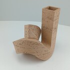 Vaso Decorativo Nó Home&co Resina 25x21x19cm Bege