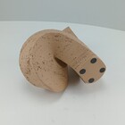 Vaso Decorativo Nó Home&co Resina 25x21x19cm Bege