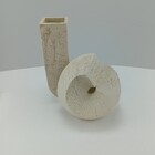 Vaso Decorativo Nó Home&co Resina 25x21x19cm Branco