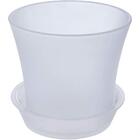Vaso Decorativo Orchid De Vidro Luxo Fosco Para Sala Quarto