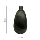 Vaso Decorativo Oval Cinza Mod.2 Coleção Única Mistico