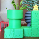 Vaso Decorativo Para Plantas Super Mario Word Stars